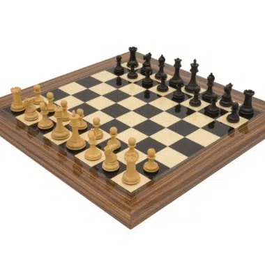 Jeu d'Échecs Sovereign Palissandre Staunton avec pièces complètes en position de départ - Le Palais Des Echecs