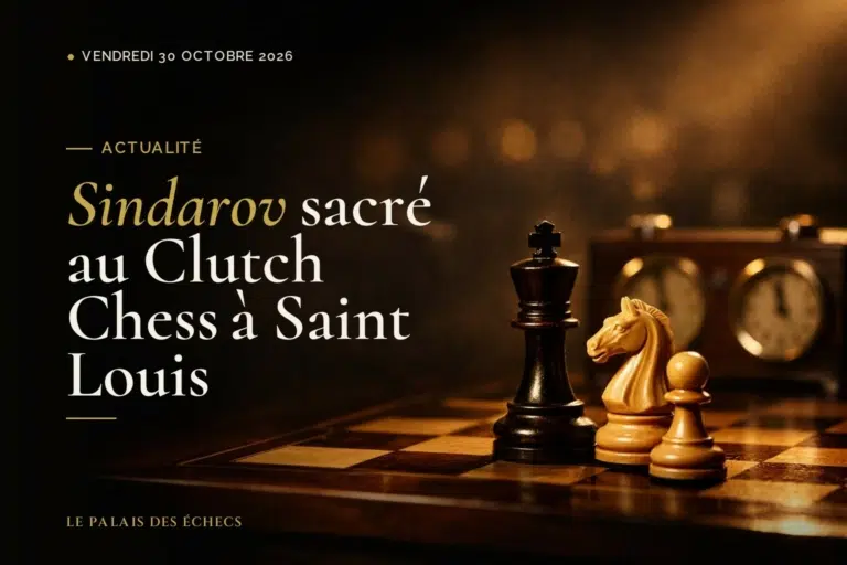 Sindarov sacré au Clutch Chess à Saint Louis